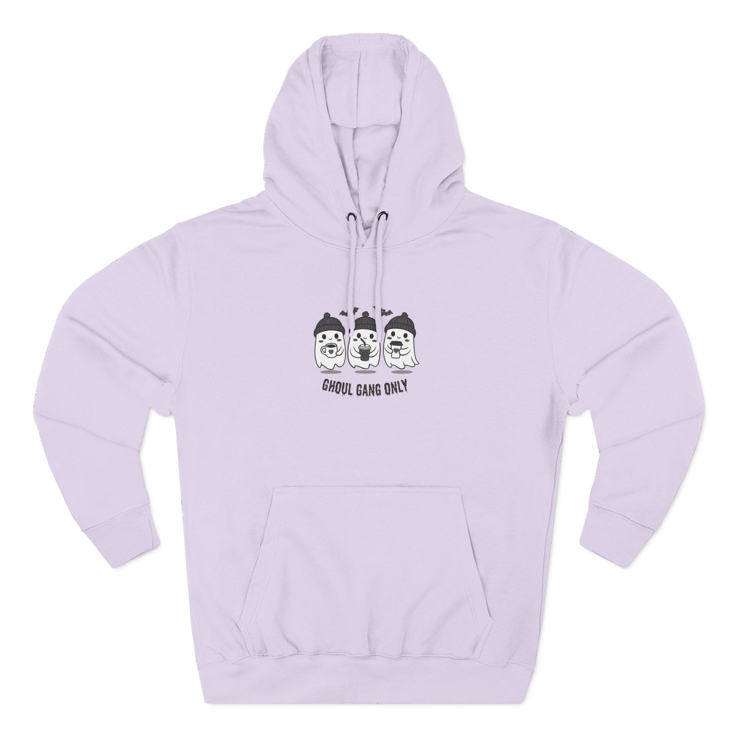 Ghoul Gang Only – Three-Panel Fleece Hoodie | Cozy Halloween Ghost Pullover, Women's Hoodie