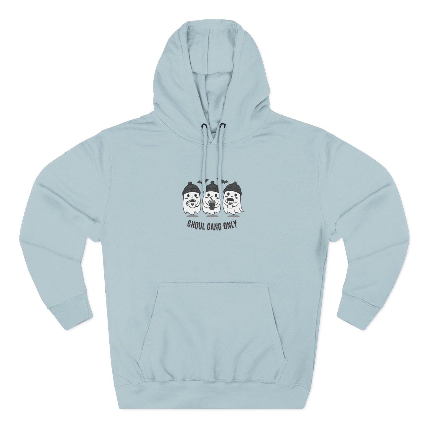 Ghoul Gang Only – Three-Panel Fleece Hoodie | Cozy Halloween Ghost Pullover, Women's Hoodie