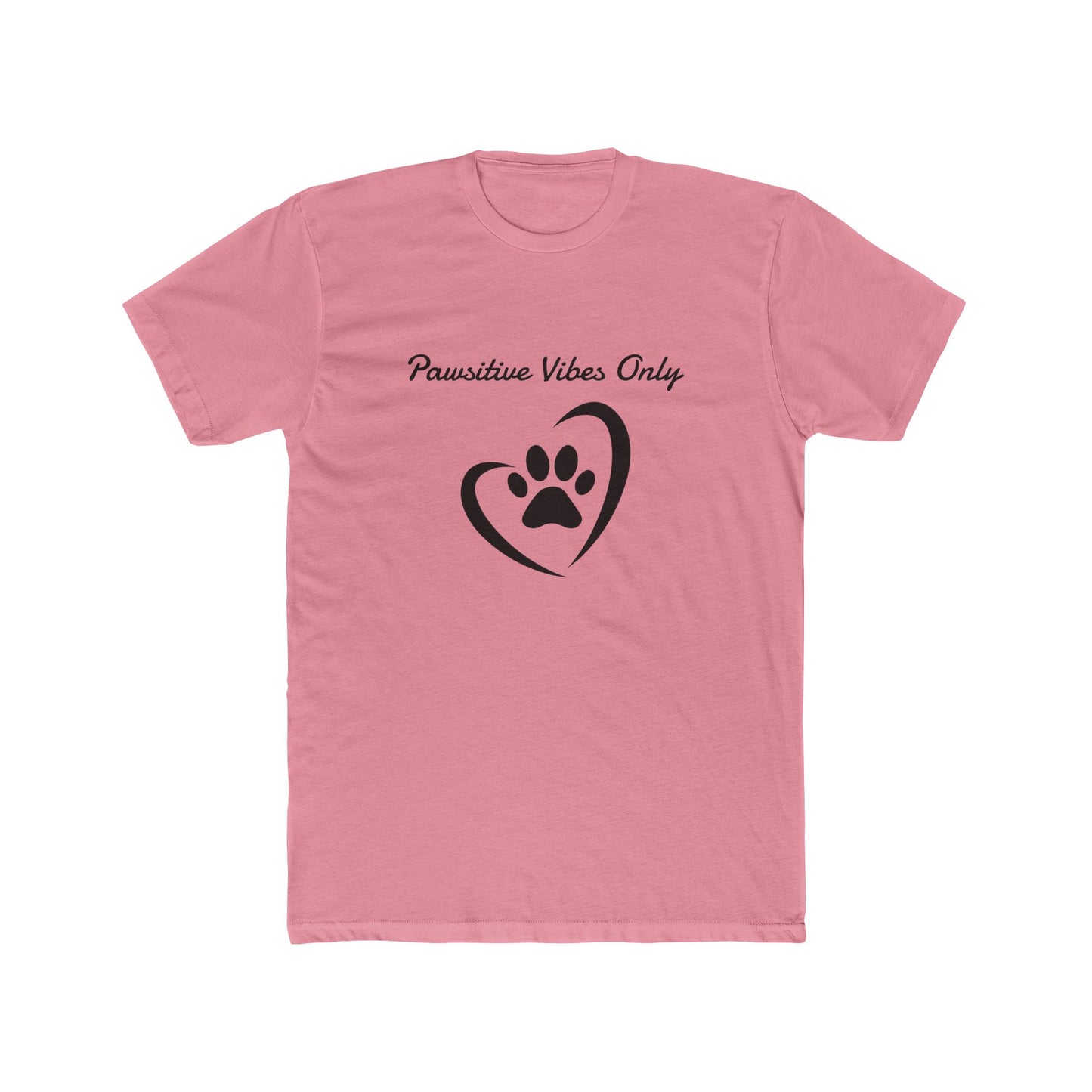 Pawsitive Vibes Only – Women’s Cotton Crew Tee