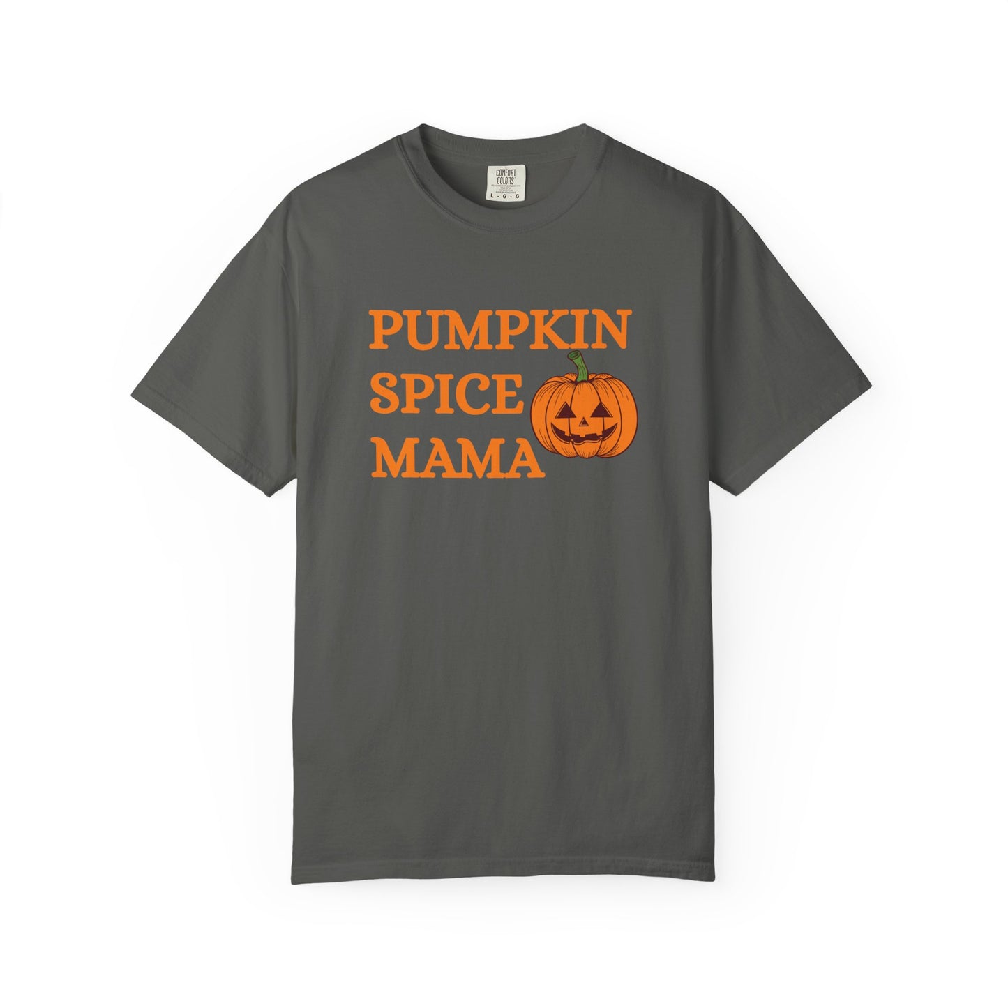 Pumpkin Spice Mama Fall Comfort Colors 1717 Graphic Tee – Cozy Autumn Shirt for Women