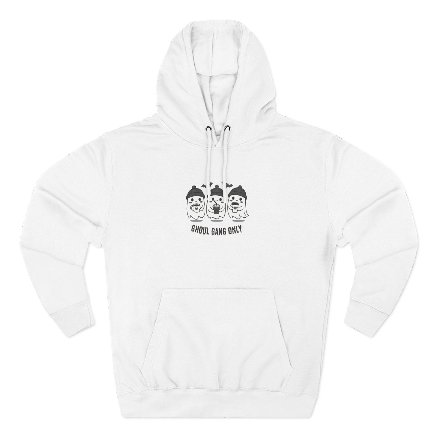 Ghoul Gang Only – Three-Panel Fleece Hoodie | Cozy Halloween Ghost Pullover, Women's Hoodie