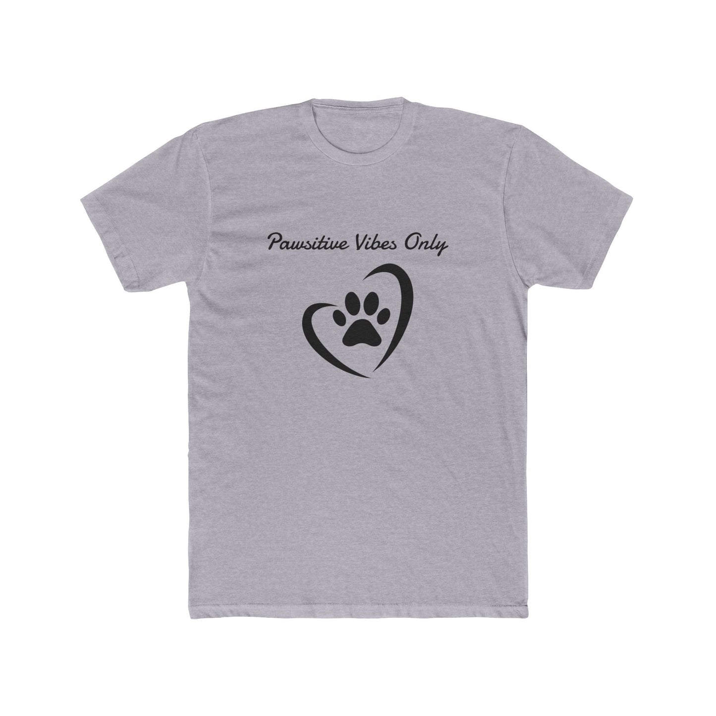 Pawsitive Vibes Only – Women’s Cotton Crew Tee