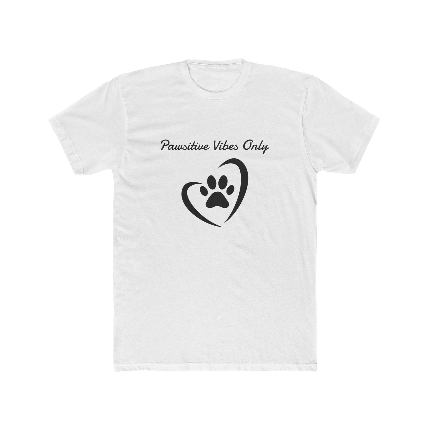 Pawsitive Vibes Only – Women’s Cotton Crew Tee