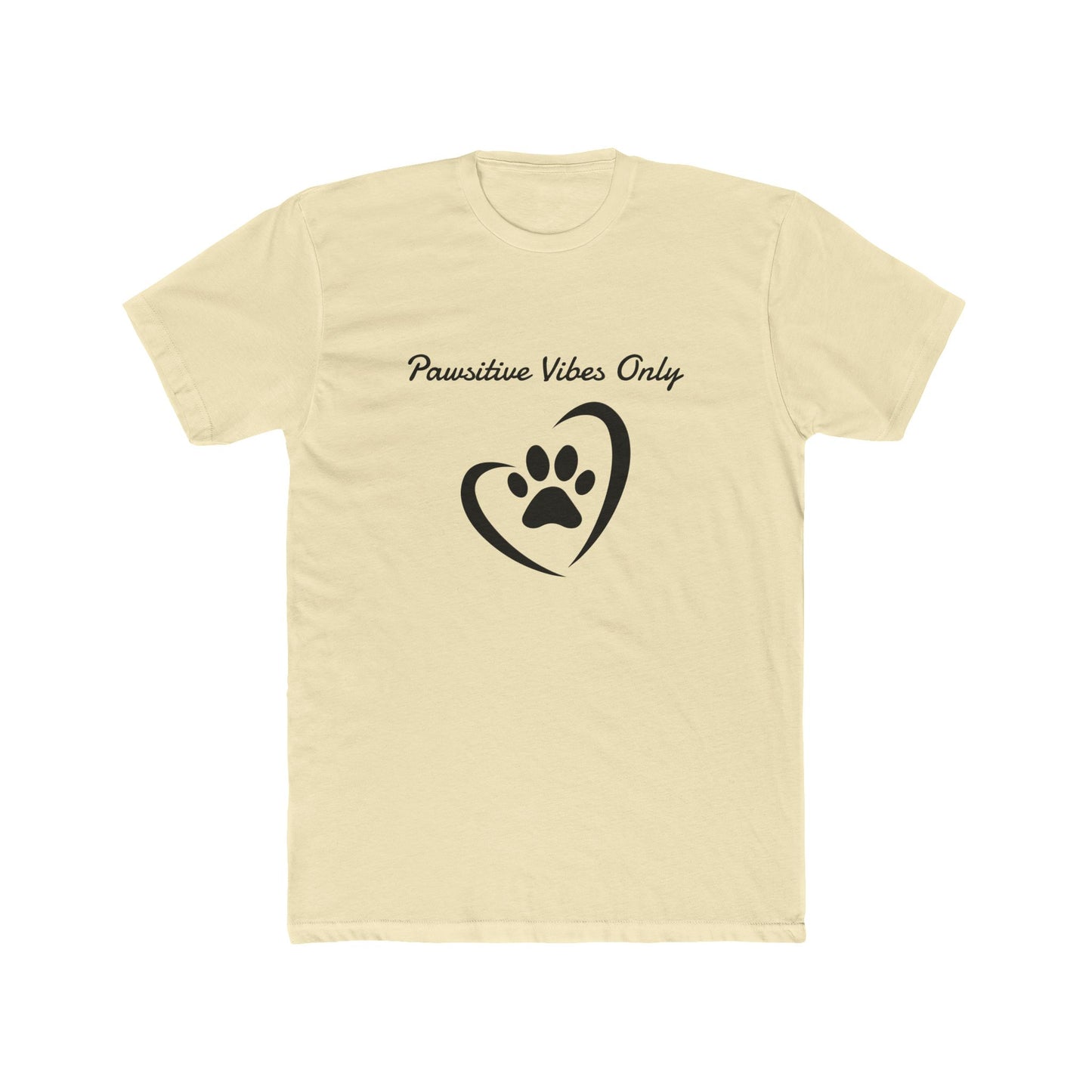 Pawsitive Vibes Only – Women’s Cotton Crew Tee