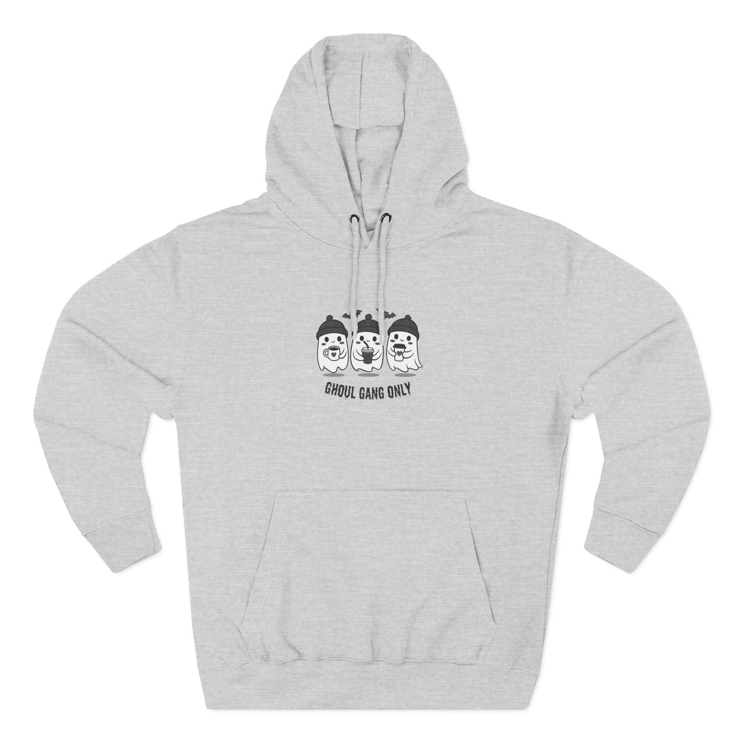 Ghoul Gang Only – Three-Panel Fleece Hoodie | Cozy Halloween Ghost Pullover, Women's Hoodie