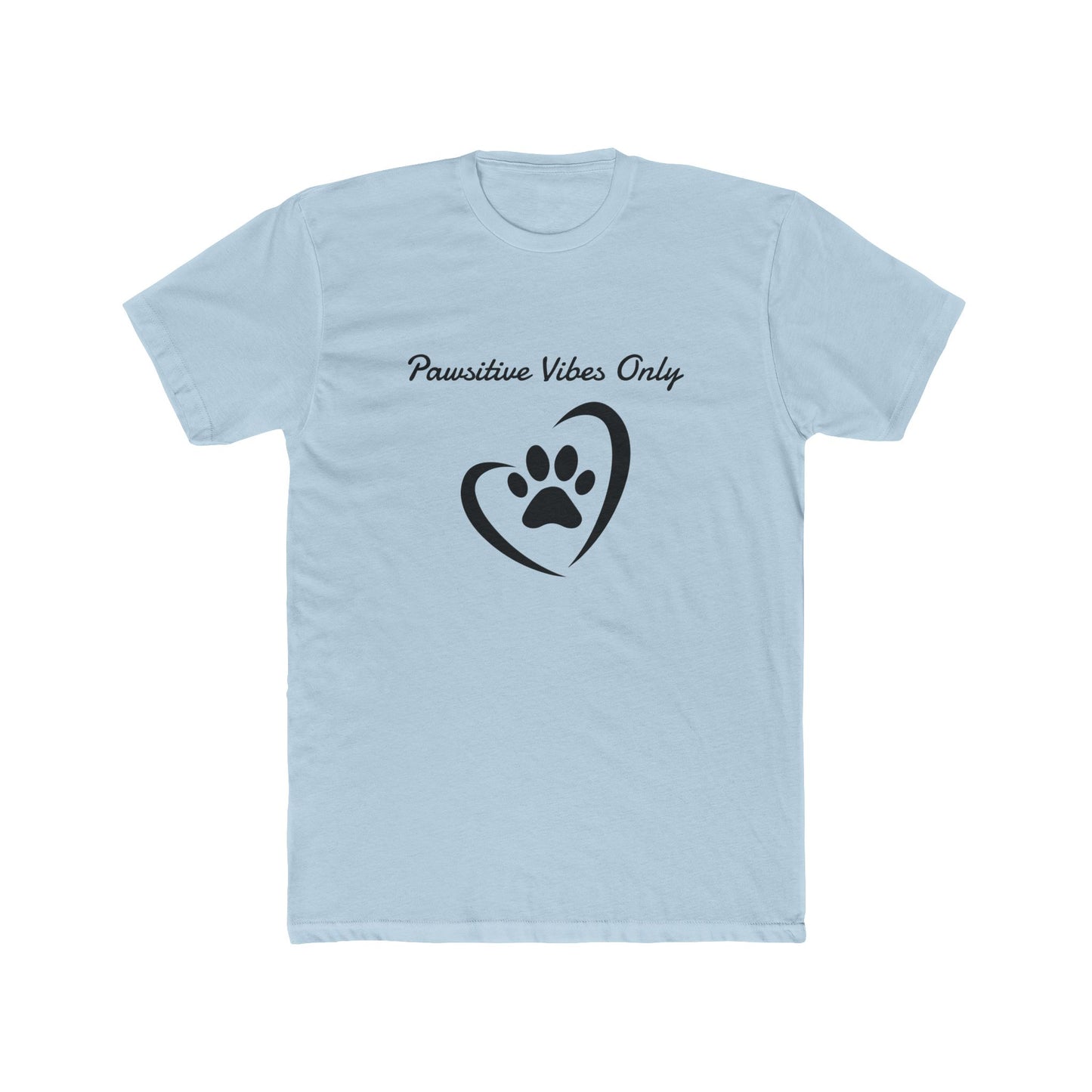 Pawsitive Vibes Only – Women’s Cotton Crew Tee