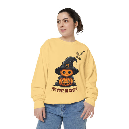 Too Cute To Spook - Womens Sweatshirt, Halloween Sweatshirts