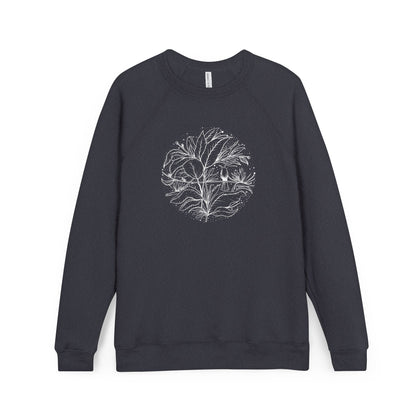 Wildflower Hummingbird Women's Sweatshirt – Floral Nature Lover Sweater, Botanical Bird Top, Gift for Mom