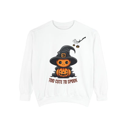 Too Cute To Spook - Womens Sweatshirt, Halloween Sweatshirts
