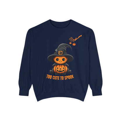 Too Cute To Spook - Womens Sweatshirt, Halloween Sweatshirts