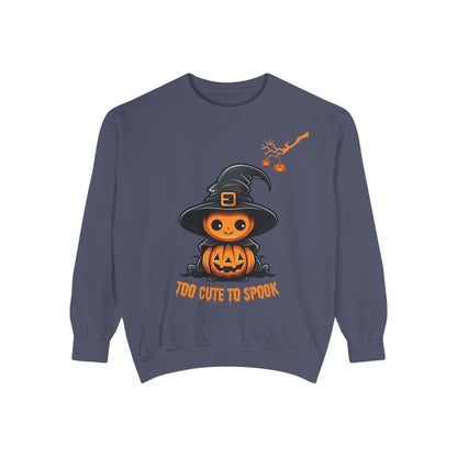 Too Cute To Spook - Womens Sweatshirt, Halloween Sweatshirts