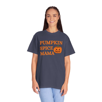 Pumpkin Spice Mama Fall Comfort Colors 1717 Graphic Tee – Cozy Autumn Shirt for Women