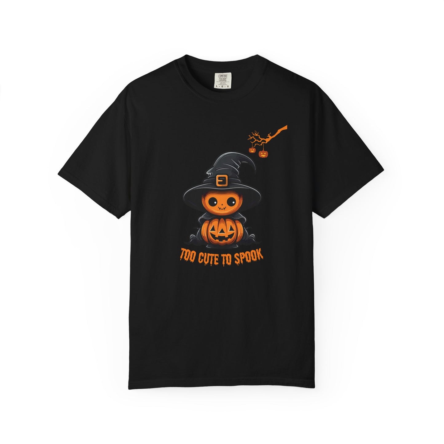 Halloween Pumpkin Fall Comfort Colors 1717 Graphic Tee – Cozy Halloween Shirt for Men