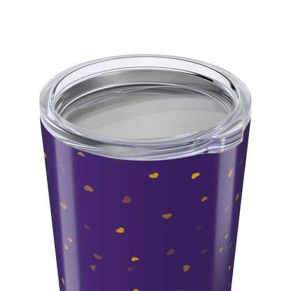 Floral Stainless Steel Tumbler 20oz, Birthday Gifts, Gift for Her, Purple Color Drinkware
