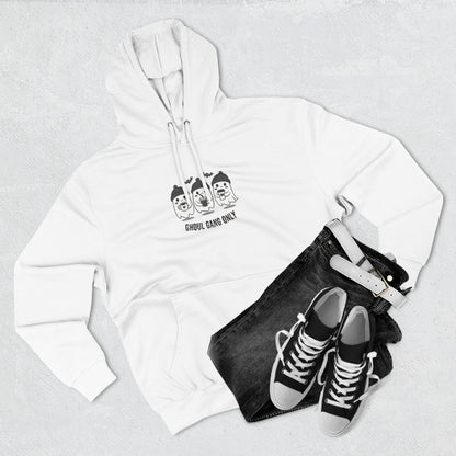 Ghoul Gang Only – Three-Panel Fleece Hoodie | Cozy Halloween Ghost Pullover, Men's Hoodie