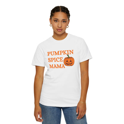 Pumpkin Spice Mama Fall Comfort Colors 1717 Graphic Tee – Cozy Autumn Shirt for Women