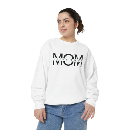 Happy To Be Mom Sweatshirt – Cozy Cotton Blend, Relaxed Fit, Perfect Gift for Moms