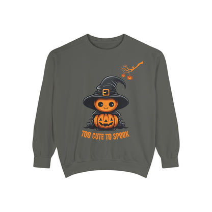 Too Cute To Spook - Womens Sweatshirt, Halloween Sweatshirts