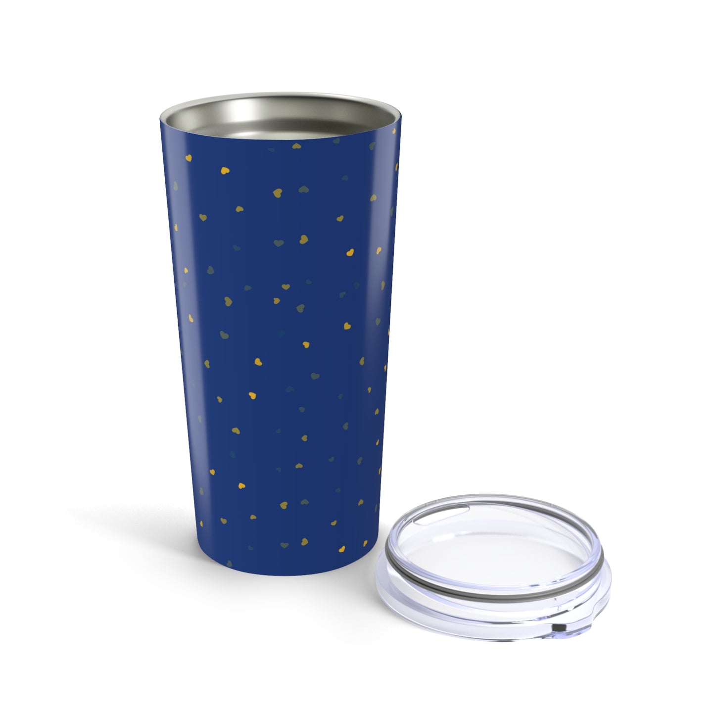 Floral Stainless Steel Tumbler 20oz, Birthday Gifts, Gift for Her, Blue Color Drinkware