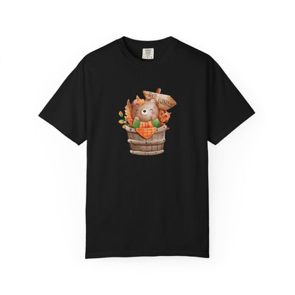 Be Kind Autumn Bear Comfort Colors Shirt | Fall Graphic Tee | Cozy Vintage Aesthetic Men's T-Shirt
