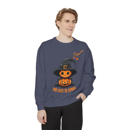 Too Cute To Spook - Mens Sweatshirt, Halloween Sweatshirts
