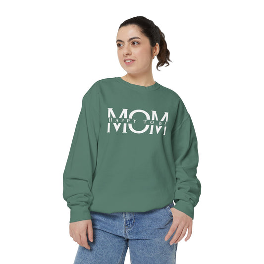 Happy To Be Mom Sweatshirt – Cozy Cotton Blend, Relaxed Fit, Perfect Gift for Moms