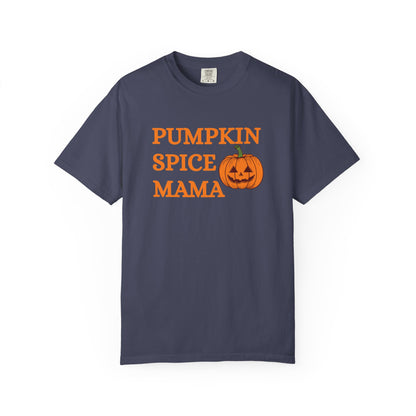 Pumpkin Spice Mama Fall Comfort Colors 1717 Graphic Tee – Cozy Autumn Shirt for Women
