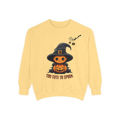 Too Cute To Spook - Womens Sweatshirt, Halloween Sweatshirts