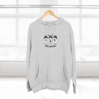 Ghoul Gang Only – Three-Panel Fleece Hoodie | Cozy Halloween Ghost Pullover, Men's Hoodie