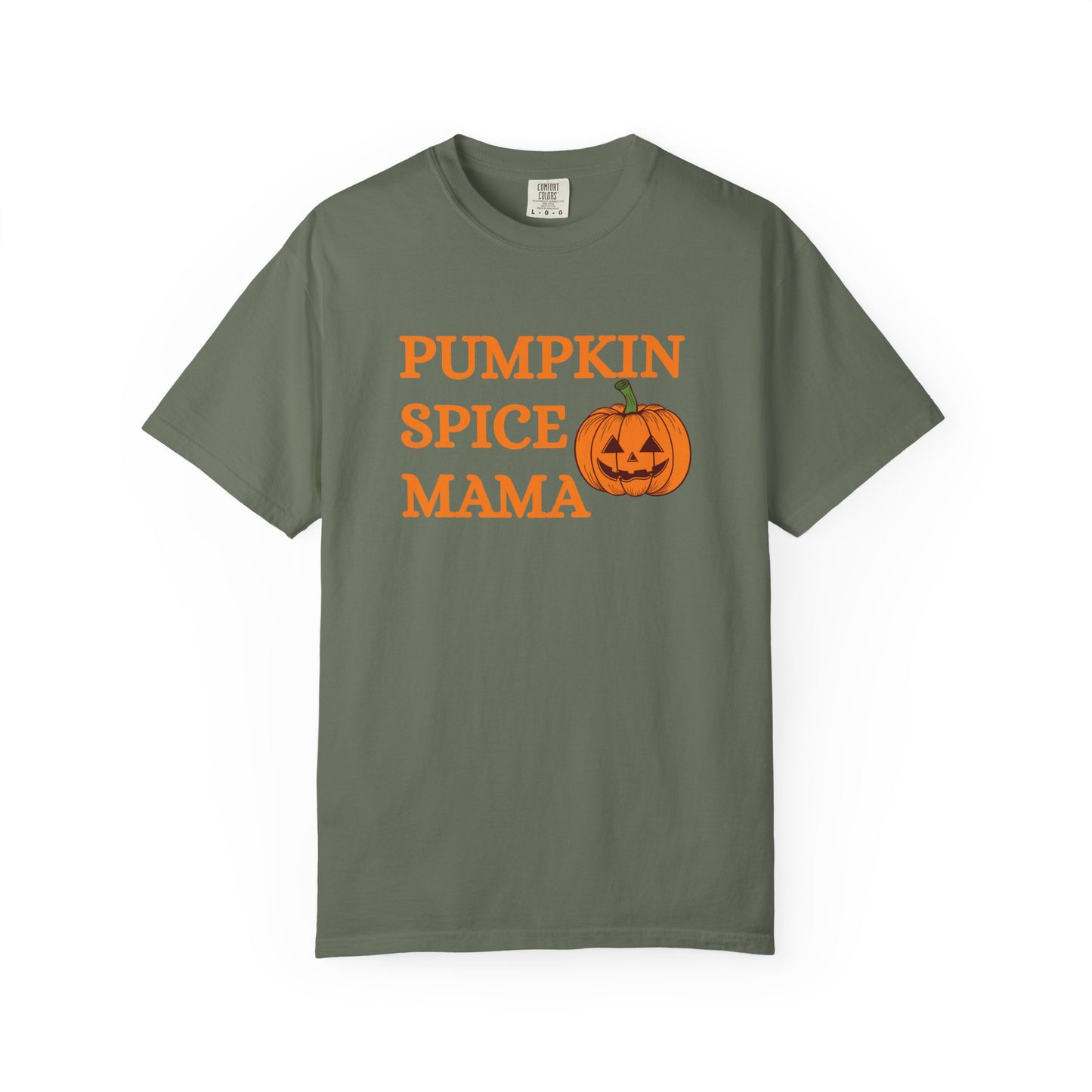 Pumpkin Spice Mama Fall Comfort Colors 1717 Graphic Tee – Cozy Autumn Shirt for Women