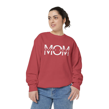 Happy To Be Mom Sweatshirt – Cozy Cotton Blend, Relaxed Fit, Perfect Gift for Moms