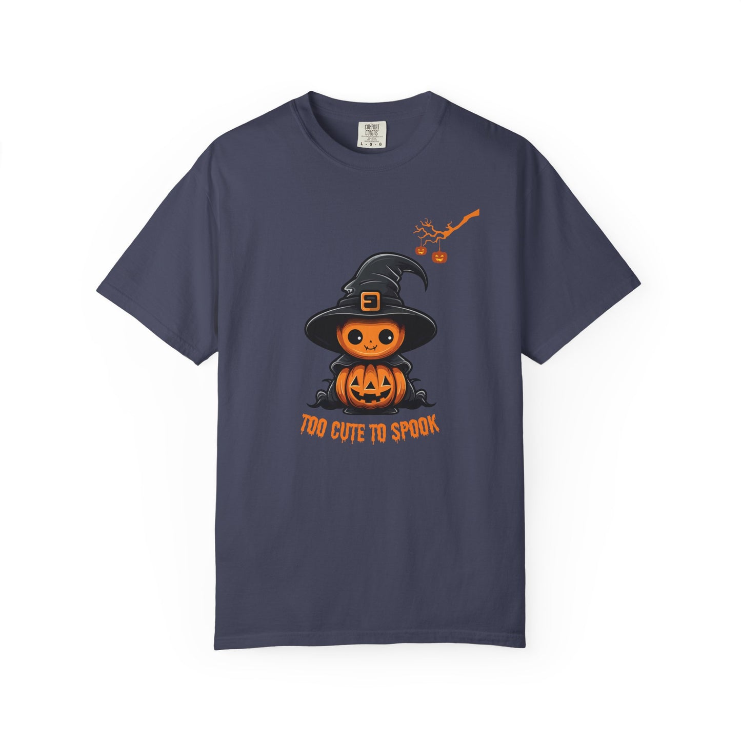 Halloween Pumpkin Fall Comfort Colors 1717 Graphic Tee – Cozy Halloween Shirt for Men