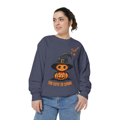 Too Cute To Spook - Womens Sweatshirt, Halloween Sweatshirts
