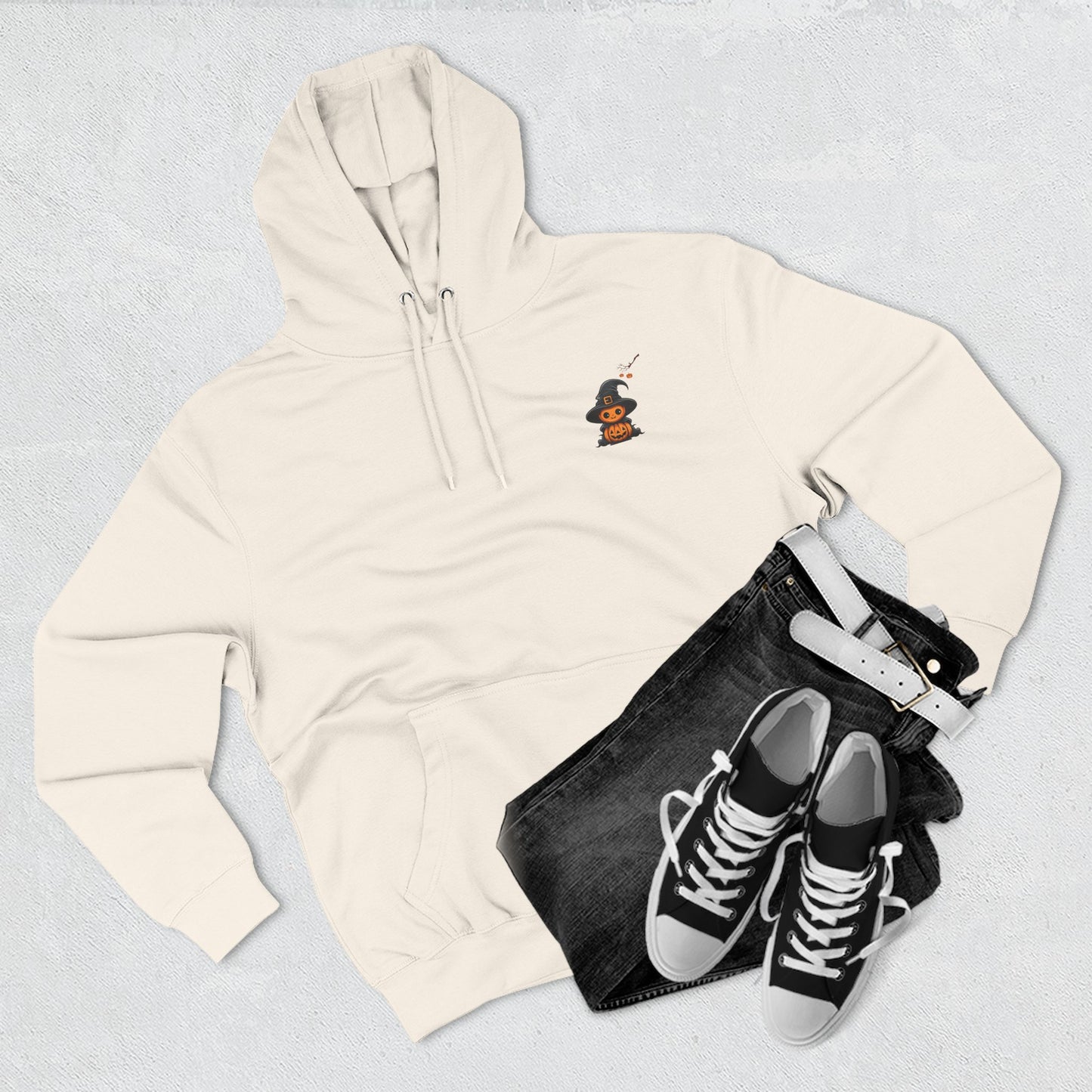 Too Cute To Spook - Three-Panel Fleece Hoodie, Premium Women's Hoodie