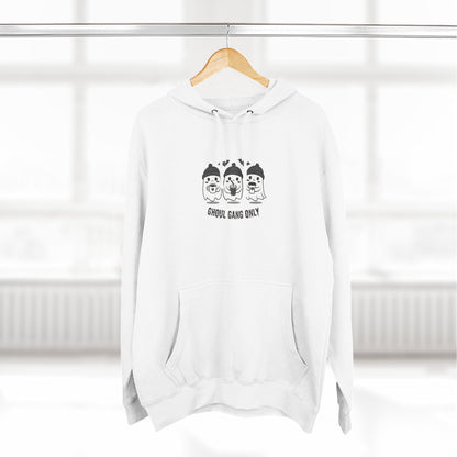 Ghoul Gang Only – Three-Panel Fleece Hoodie | Cozy Halloween Ghost Pullover, Men's Hoodie