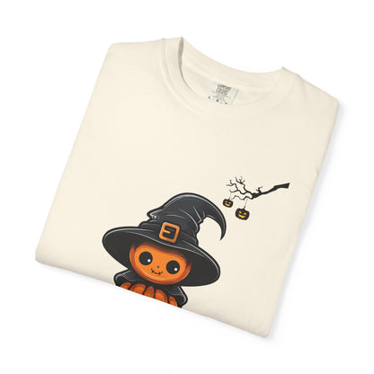 Halloween Pumpkin Fall Comfort Colors 1717 Graphic Tee – Cozy Halloween Shirt for Men